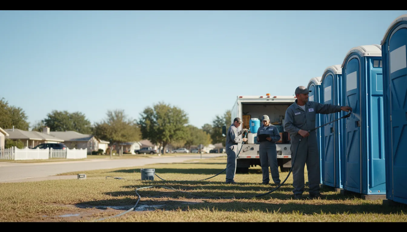 Long-Term Portable Toilet Rental in Weesatche, TX near me